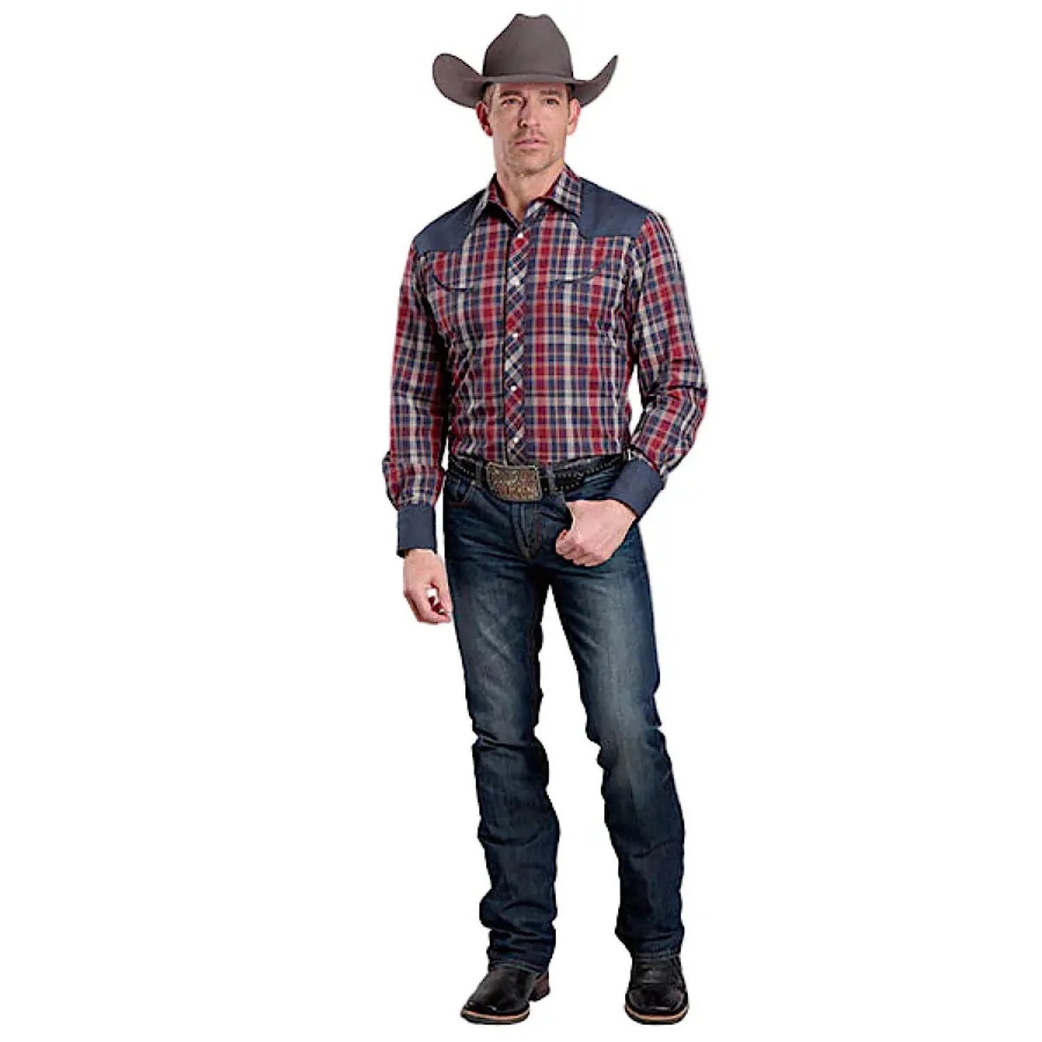Roper Mens Shirts Roper Shirt Mens Karman Special Collection Plaid