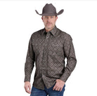 Roper Mens Shirts S / Brown Roper Shirt Mens Karman Classic 55/45 Collection Plaid