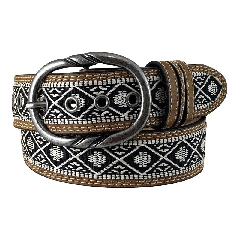 Roper Womens Belts M / Tan Roper Belt Womens Aztec Pattern