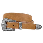 Roper Womens Belts M / Tan Roper Belt Womens Tapered Three Piece Buckle