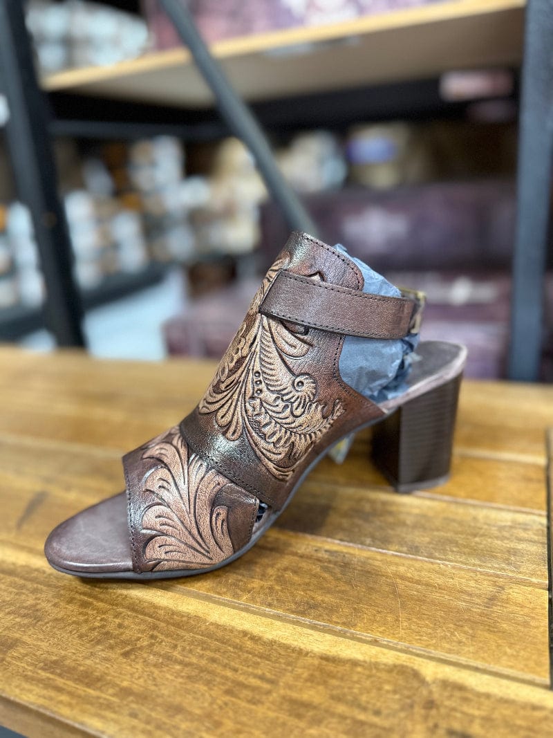 Roper Womens Boots - Shoes Brown/Cream / WMN 7 Roper Shoes Womens Mika Back Strap