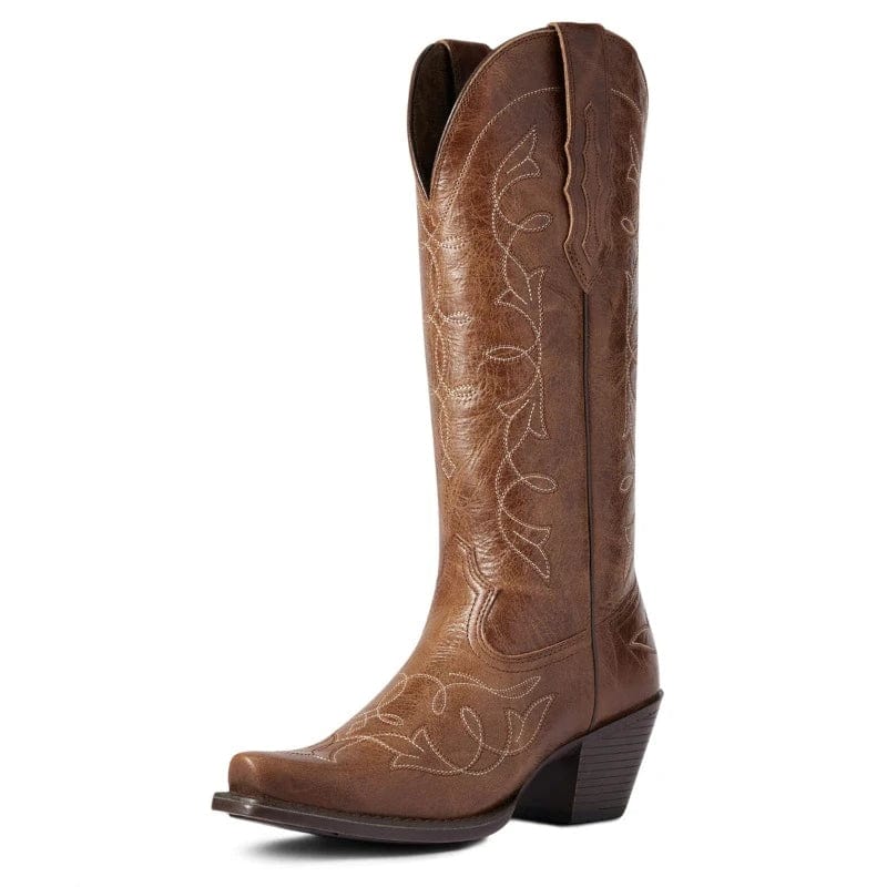Roper Womens Boots & Shoes WMN 6.5 Ariat Womens Heritage D Toe Stretch Fit Dark Tan (10038313)