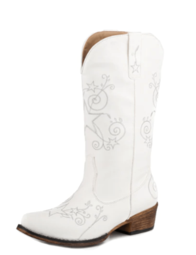 Roper Womens Boots & Shoes WMN 8 / White Roper Boots Womens Aster Snip