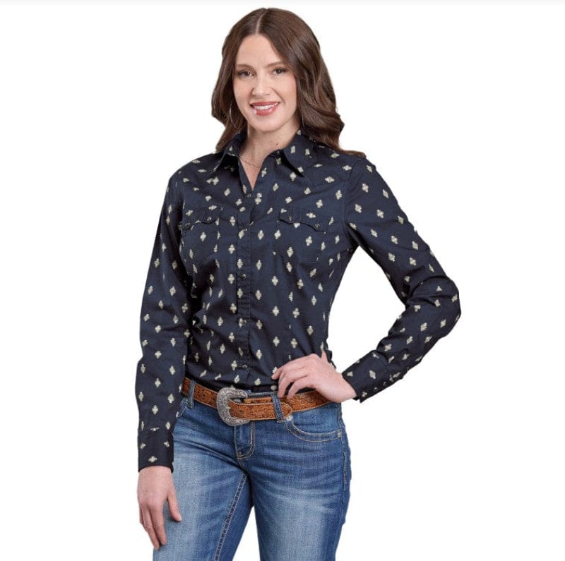 Roper Womens Shirts XS / Blue Roper Shirt Womens West Made Collection