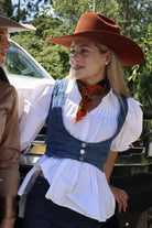 Roper Womens Shirts XS / Blue Roper Vest Womens Five Star Collection