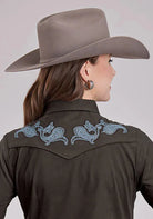 Roper Womens Shirts XS / Brown Roper Shirt Womens Karman Special Collection