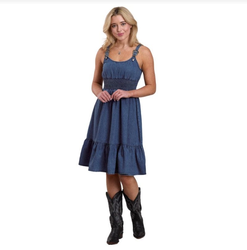 Roper Womens Shorts- Skirts - Dresses XS / Blue Roper Dress Womens Five Star Collection Sleeveless