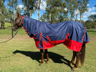 Ruby Rose Winter Horse Rugs 4ft0 / Red/Navy Ruby Rose Rainsheet Combo (RRRAIN)