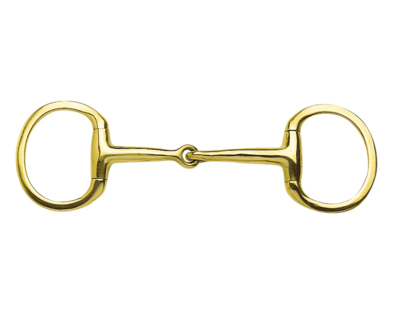 Saddlery Trading Company Bits Cob/12.5cm Eggbutt Snaffle with Thin Solid Mouth