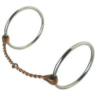 Saddlery Trading Company Bits Cob/12.5cm Loose Ring Snaffle Bit with Thin Copper Wire