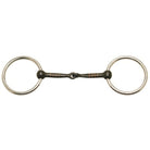Saddlery Trading Company Bits Cob/12.5cm Loose Ring Sweet Iron Snaffle with Copper Inlay (BIT5209)