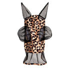 Saddlery Trading Company Fly Masks & Bonnets Cob / Leopard Lycra Fly Mask with Nose Skirt (STB2656)