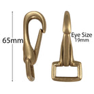 Saddlery Trading Company Hardware 19mm / Brass Brass Snaphook