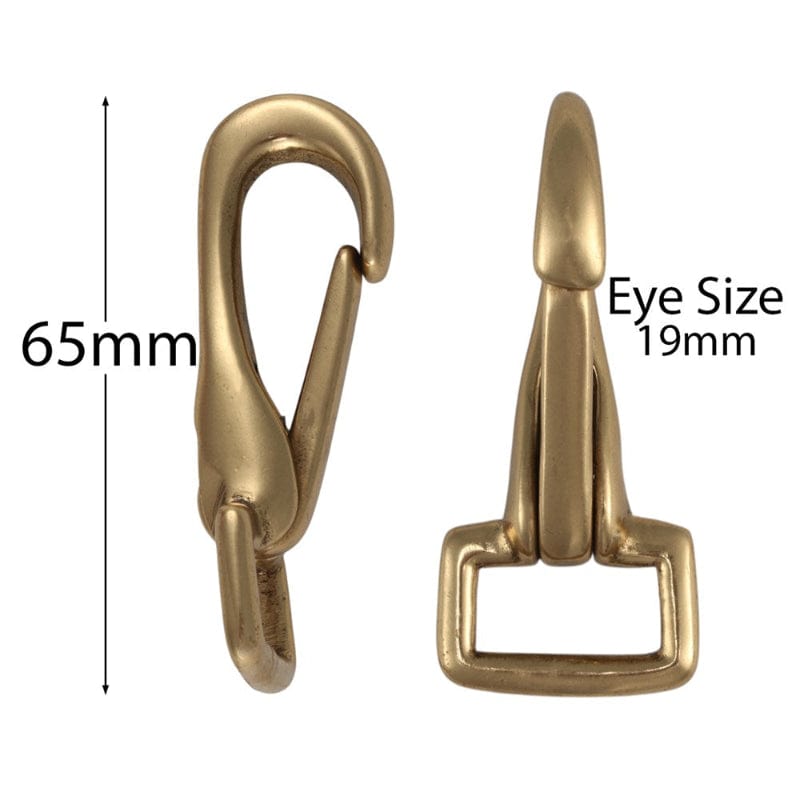 Saddlery Trading Company Hardware 19mm / Brass Brass Snaphook