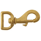 Saddlery Trading Company Hardware Brass Snaphook Flat Swivel