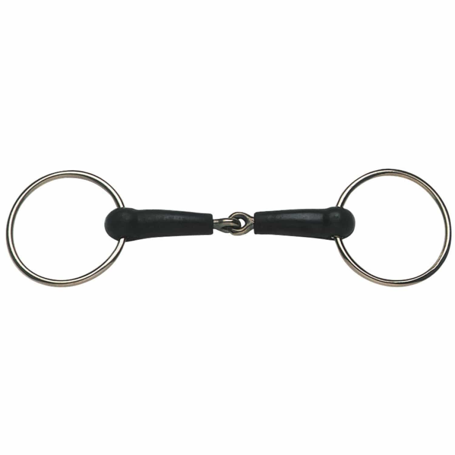 Saddlery Trading Company NoImage Cob/12.5cm Loose Ring Snaffle with Rubber
