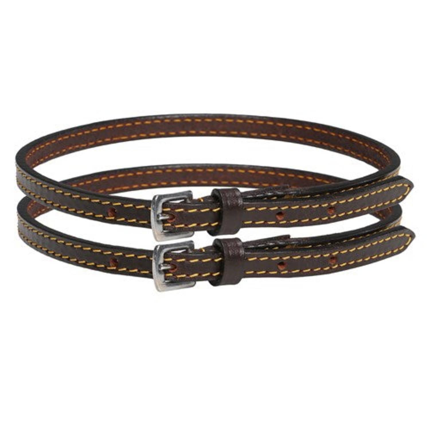 Saddlery Trading Company Spur Straps Brown English Spur Straps 3/8in Wide