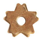 Saddlery Trading Company Spurs Brass Spur Rowel 5 Point Brass 3/4in