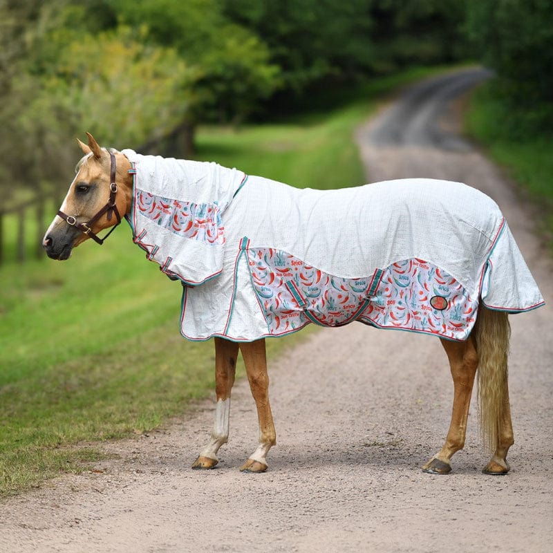 Saddlery Trading Company Summer Horse Rugs 5ft6 Hybrid Tearstop Combo Hot to Trot