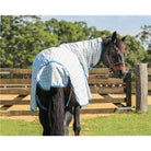 Saddlery Trading Company Summer Horse Rugs Tear Stop Combo with Two-Tone Blue