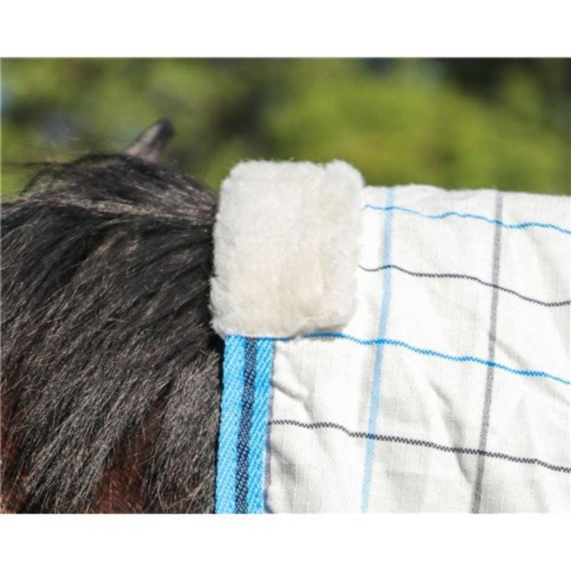 Saddlery Trading Company Summer Horse Rugs Tear Stop Combo with Two-Tone Blue