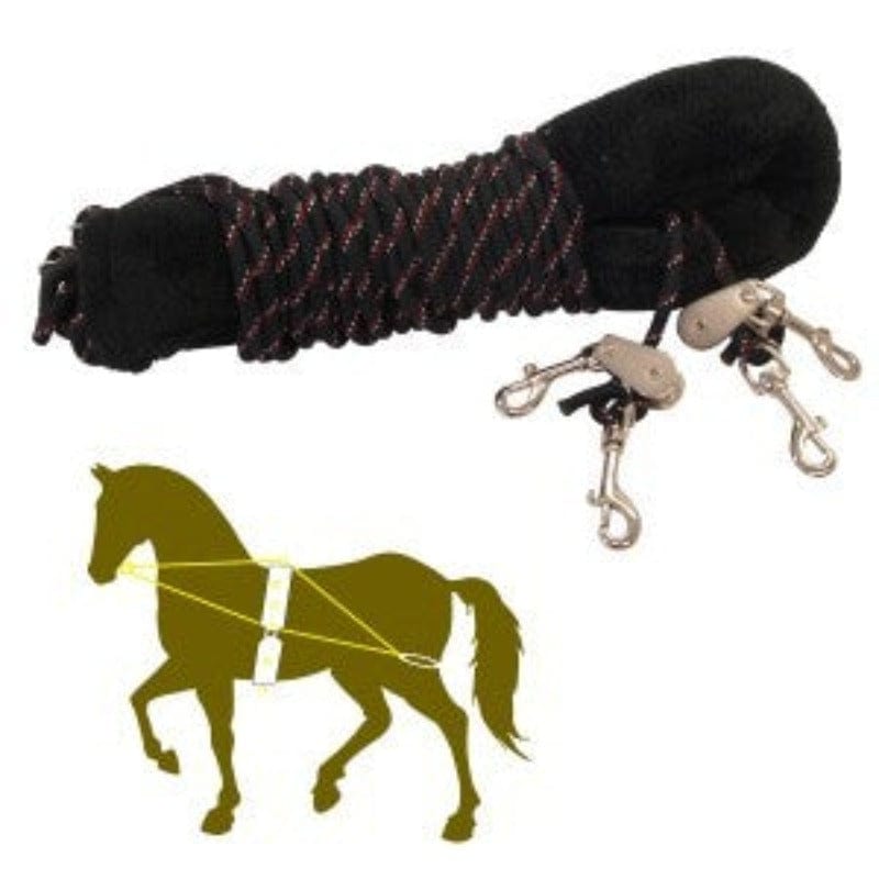 Saddlery Trading Company Training Equipment Full/Cob Horse Training System Black (LNG2555)