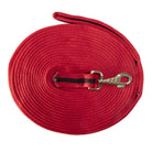 Saddlery Trading Company Training Equipment Red/Black Soft Tubular Web Lunge Lead
