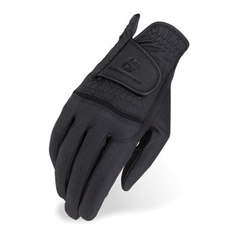 Saddlery Trading Gloves 6 Heritage Premier Show Gloves Black