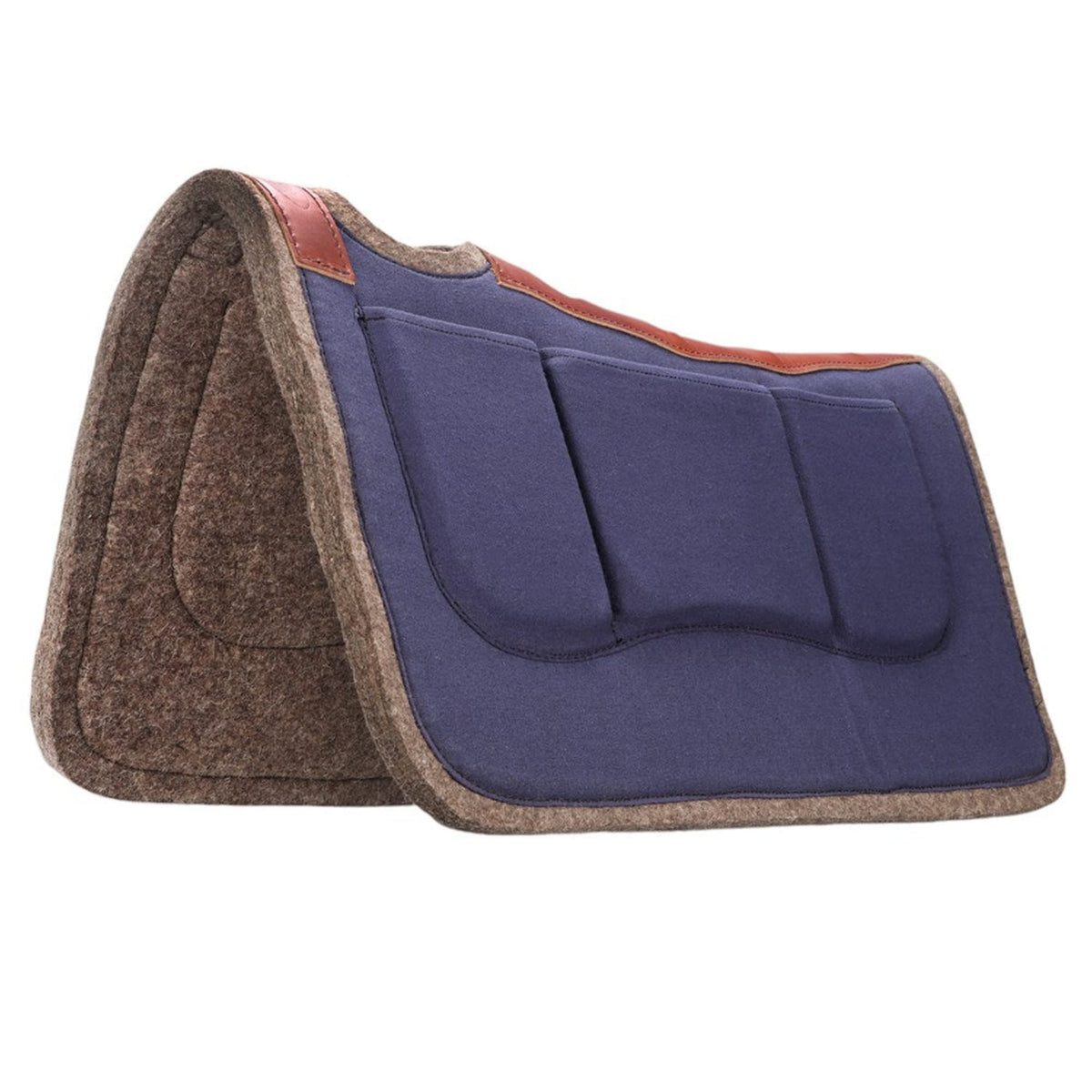 Saddlery Trading Saddle Pads Western 30x30in Saddle Pad with Shims