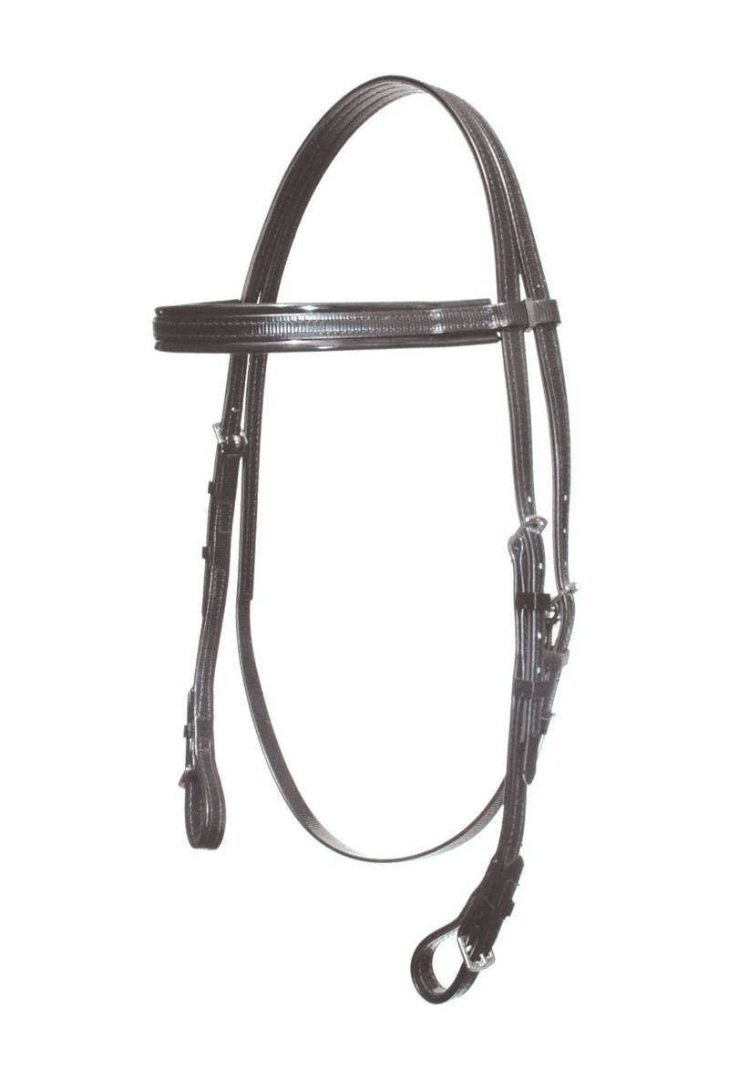 Saddleworld Dural Racing Equipment Black Racing PVC Bridle