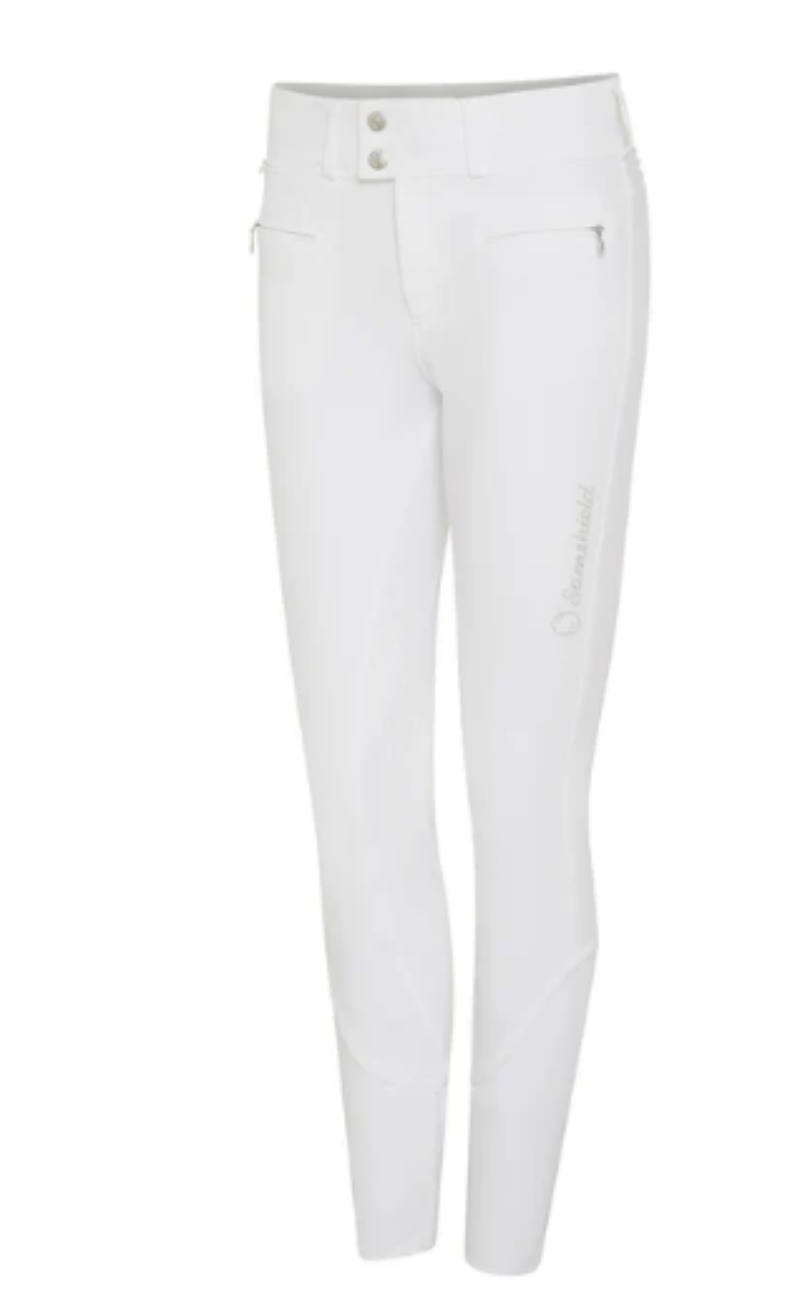 Samshield Womens Jodhpurs & Breeches 04 / White Samshield Breeches Womens Clara High-Waisted