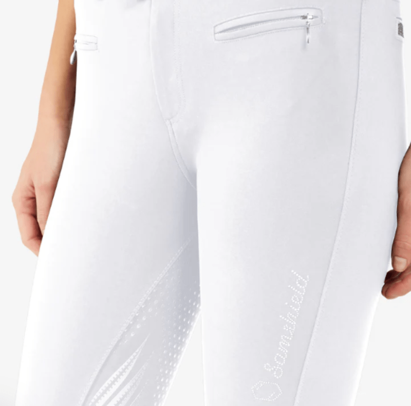 Samshield Womens Jodhpurs & Breeches 04 / White Samshield Breeches Womens Clara High-Waisted