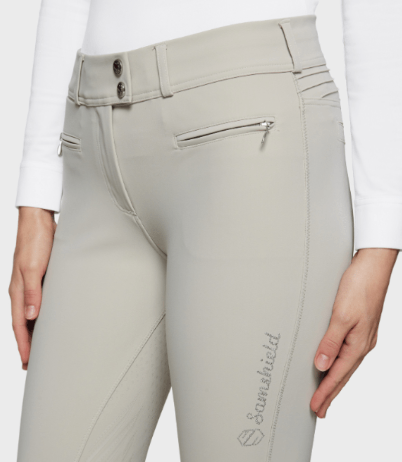 Samshield Womens Jodhpurs - Breeches Samshield Breeches Womens Chloe Metal Dots Full Grip