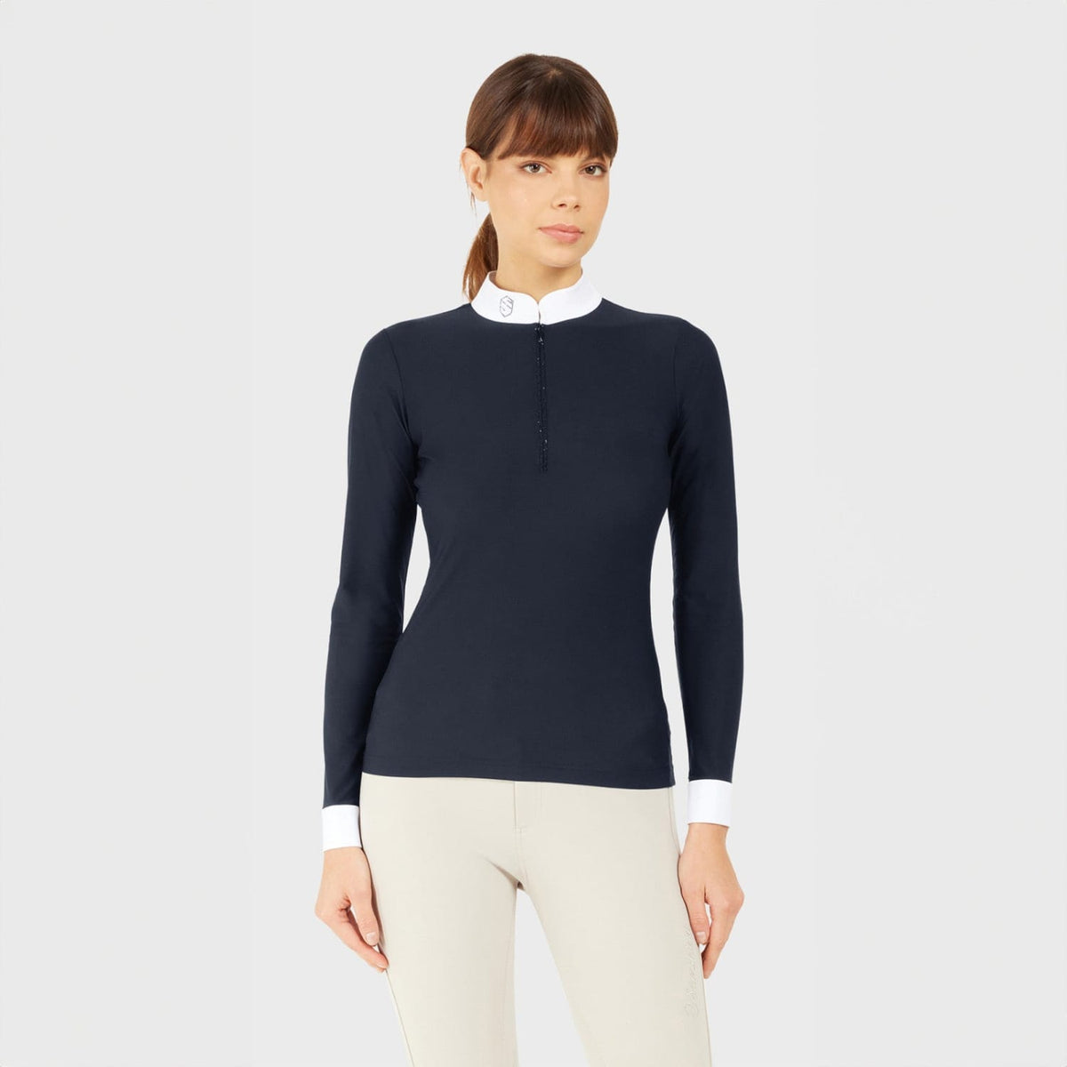 Samshield Womens Riding Tops - Jackets XS / Navy Samshield Shirt Womens Aloise