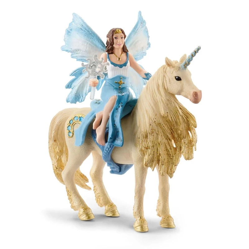 Schleich Toys Schleich Toys Eyela Riding on Golden Unicorn (SC42508)