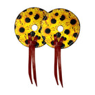 Showman Bits Showman Bit Guards Leather with Sunflower