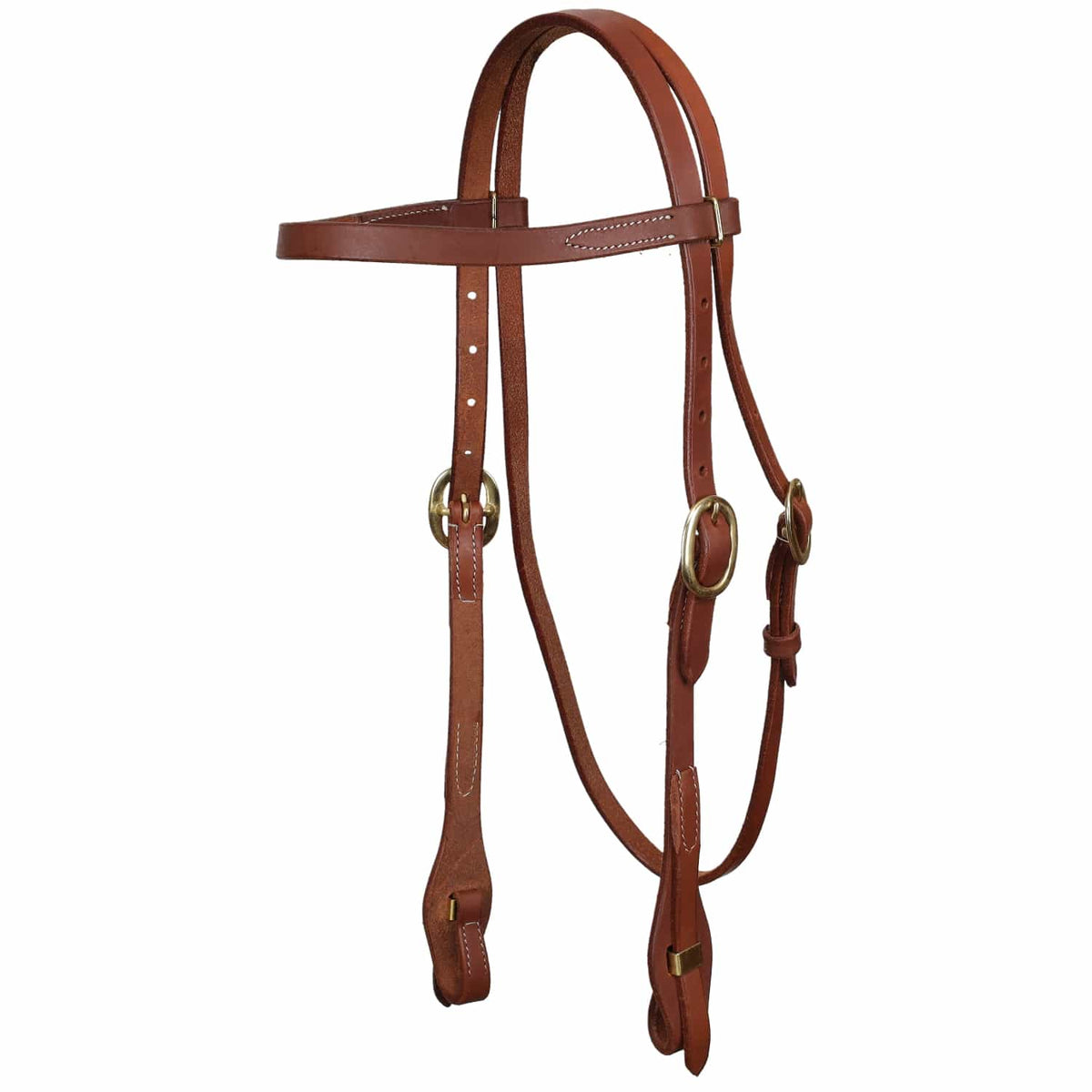 Showman Bridles Cob/Full Showman Headstall Argentina Leather Browband