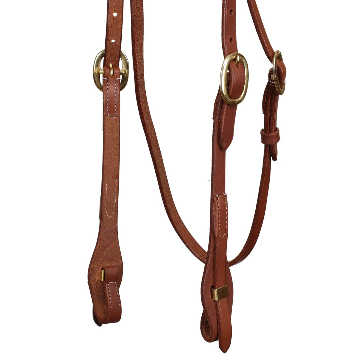 Showman Bridles Cob/Full Showman Headstall Argentina Leather Browband