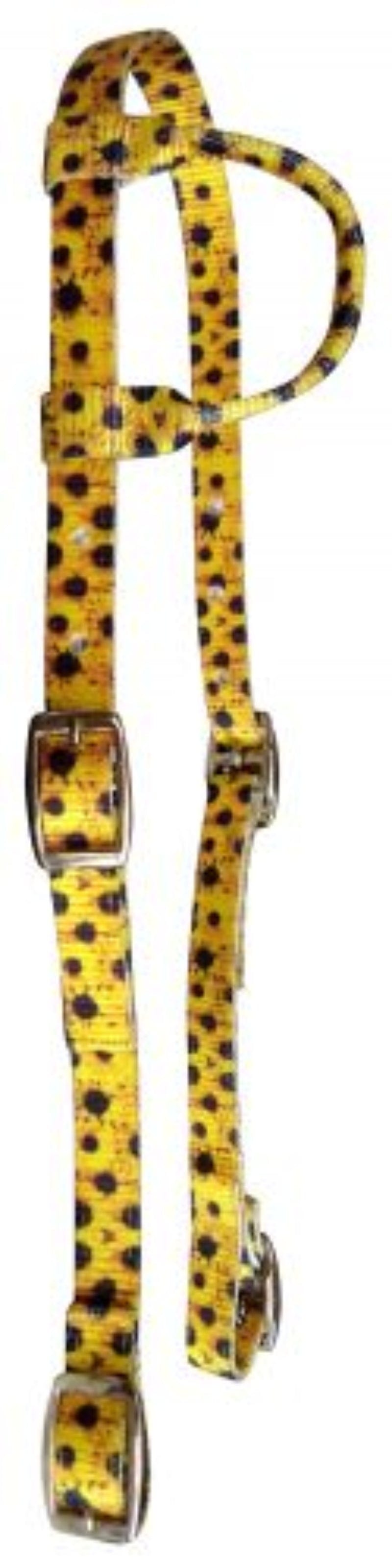 Showman Bridles Sunflower / Cob/Full Showman Headstall One Eared Nylon