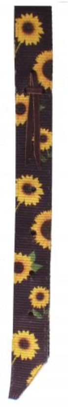 Showman Girth Accessories Sunflower Showman Latigo Nylon Off Side