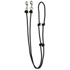 Showman Reins Black Showman Reins Knotted Barrel