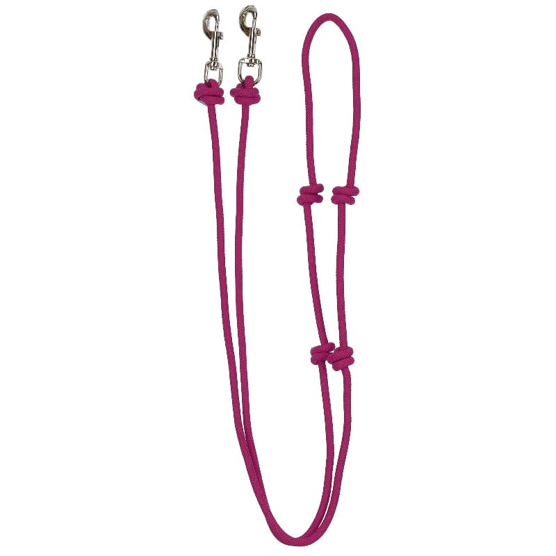 Showman Reins Pink Showman Reins Knotted Barrel