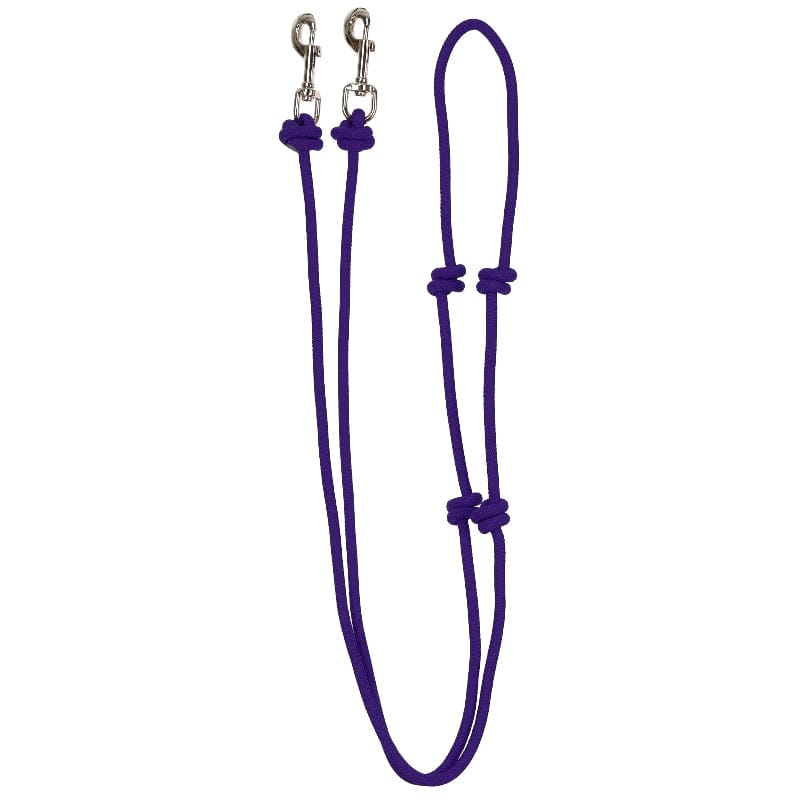 Showman Reins Purple Showman Reins Knotted Barrel