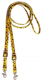 Showman Reins Sunflower / 8ft Showman Reins Nylon with Snaphooks