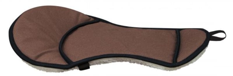 Showman Saddle Accessories Brown Showman Seat Saver Cordura with Fleece