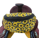 Showman Saddle Accessories Sunflower/Cheetah Showman Saddle Bag Insulated