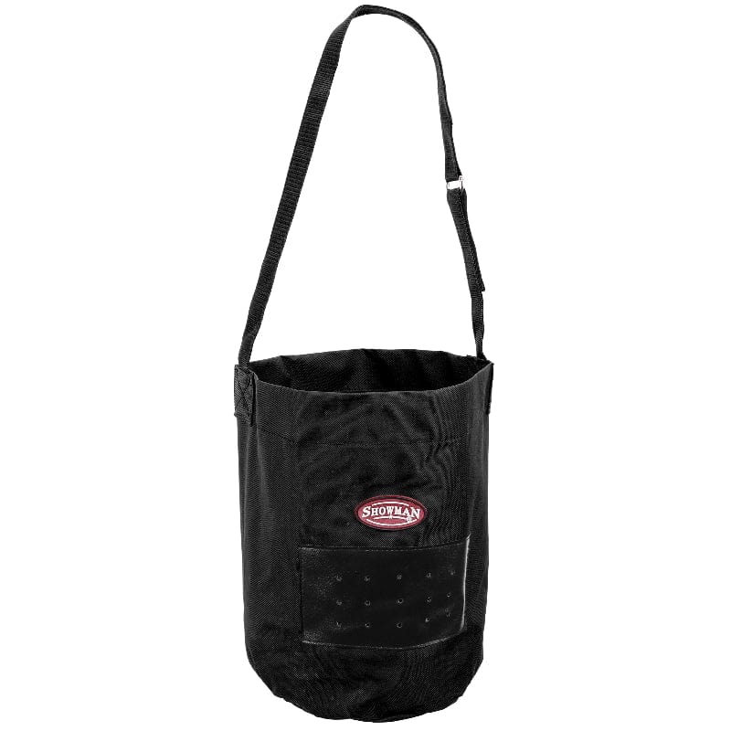 Showman Stable - Tack Room Accessories Black Showman Feed bags Nylon