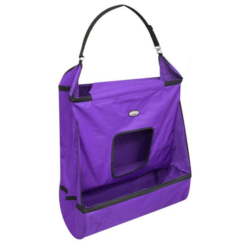 Showman Stable - Tack Room Accessories Purple Showman Hay & Grain Feeder Nylon