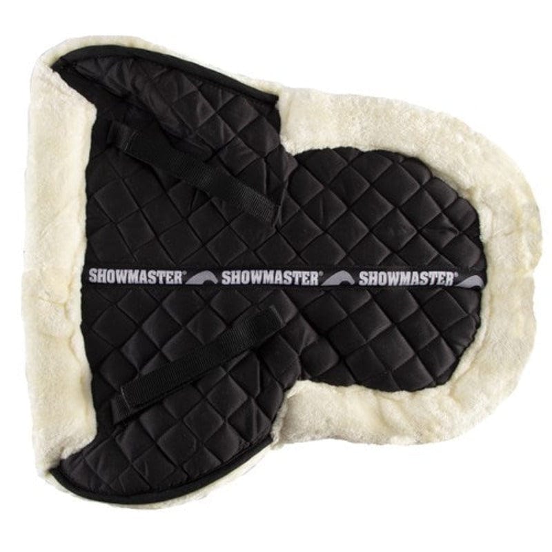 Showmaster Saddle Accessories ONE SIZE / Natural Showmaster Fleece Half Numnah (CLT3490)