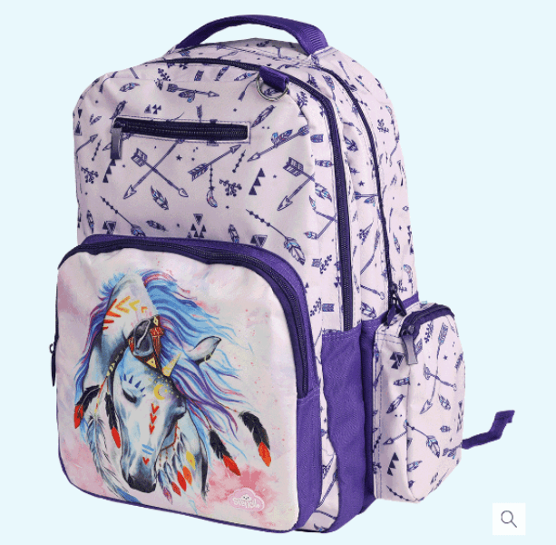 Spencil Back to School Spencil Backpack Big Kids Dreamcatcher Horse
